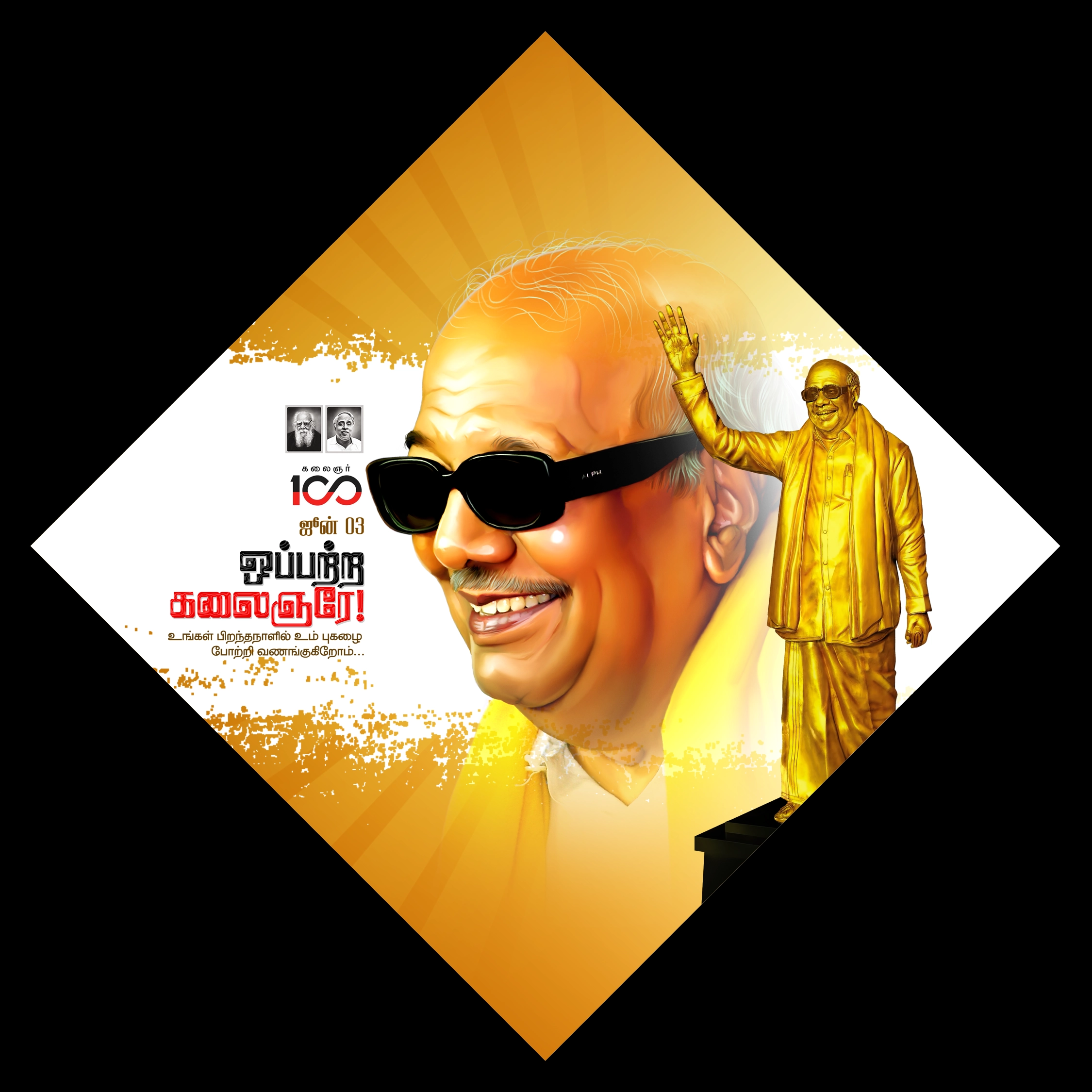 Karunanidhi Birthday Design Psd Collection