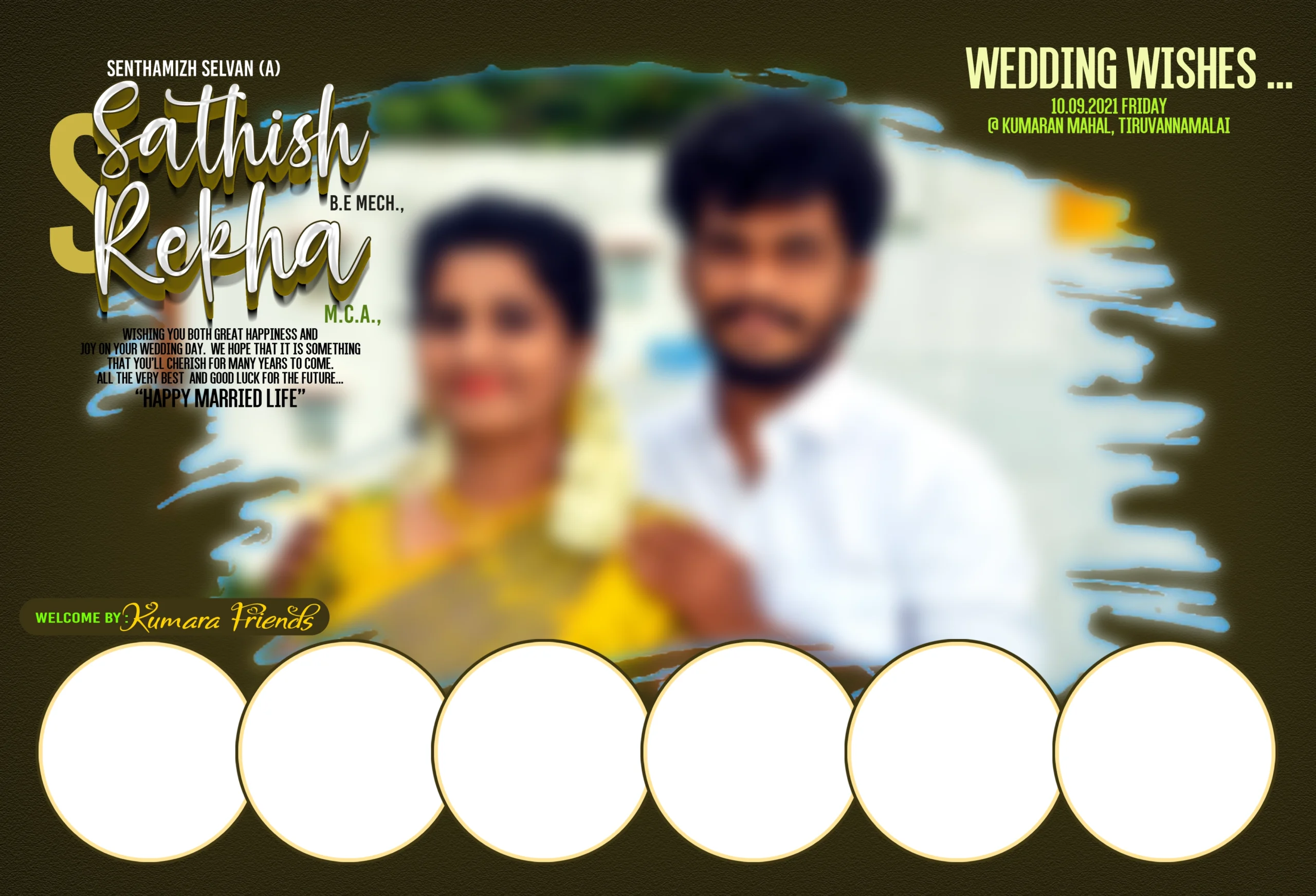 marriage flex banner design psd free download