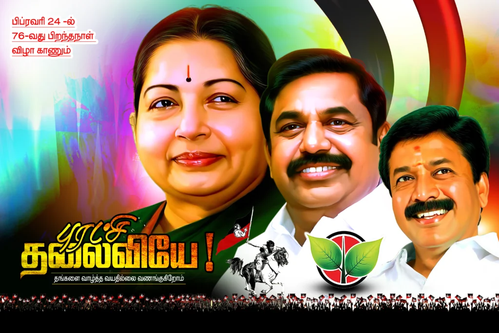 Jayalalitha Birthday ADMK Flex Banner Free Download kumarannetwork