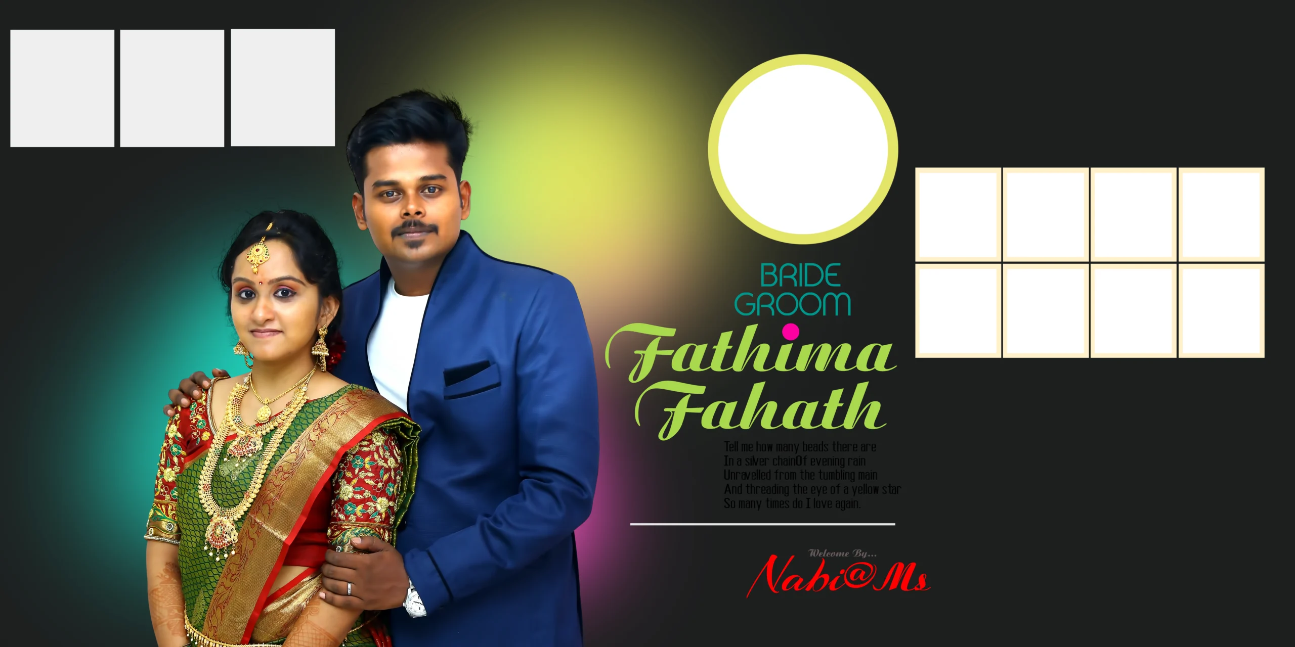 Telugu Wedding Flex Banner Design Download